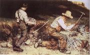 Gustave Courbet The Stone Breakers oil painting on canvas